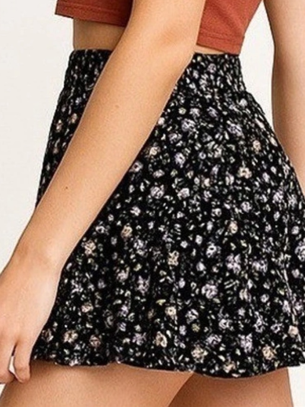 Lorimer NYC Flowy Summer Mini Skirt